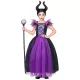 Disfraz de Bruja morado-negro - talla 128 cm - .imagen