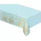Beauty&Charm: Tafelkleed met gouden stippen - lichtblauw, 137 x 183 cm - .afbeelding