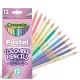 Crayola: Zestaw 12 pastelowych kredek kolorów. - .zdjęcie 