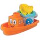 Set da spiaggia con barchetta - animali marini - .immagine