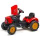 Falk: Tractor Supercharger cu remorcă - roșu - .foto