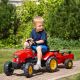 Falk: Tractor Supercharger cu remorcă - roșu - .foto