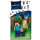Minecraft: Set lenjerie de pat cu două piese - 140 x 200 cm - .foto