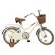 Toimsa: Vintage kinderfiets, maat 16, beige - .afbeelding