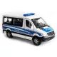 Welly CityDuty: Carro de polícia Mercedes-Benz Sprinter em miniatura, escala 1:34 - .Imagem