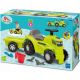 Écoiffier: Bébitaxi traktor utánfutóval - 81 cm, CSOMAGOLÁSSÉRÜLT - . kép