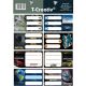 T-Creativ : Étiquettes pour cahiers garçons, 16 pcs - assorties - .image