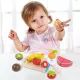 Conjunto de brinquedos de fatiar frutas de madeira Tooky Toy - .Imagem