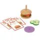 Tooky Toy: Set de joacă de creat hamburger, lemn - .foto