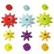 Tooky Toy: Jogo Educativo de Mosaico de Engrenagens - .Imagem