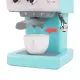 Mini cafeteira com função vapor – 26,5 cm, turquesa - .Imagem