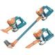 3-in-1 elektrische mini speelgoedstofzuiger - blauw-oranje - .afbeelding