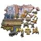 Trefl Puzzle Wood Craft anticvitate - puzzle 1000 piese, din lemn - .foto