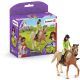 Schleich: Horse Club Sarah és Mystery figurák 42542 - . kép