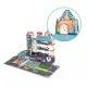 Stedelijke parkeergarage met auto’s – 45 cm, multifunctioneel - .afbeelding