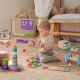 Tooky Toy: Set de jucării de dezvoltare pentru bebeluși, lemn - 60 piese - .foto