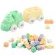 Play&Squish - 24 Teile, mit Zug - . bild aus