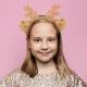 Čelenka s sobími parohami a ušami. - .Obrázok