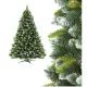 Árbol de Navidad artificial con base de plástico - 220 cm - .imagen