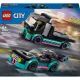 LEGO® City: Samochód wyścigowy i ciężarówka do transportu 60406 - .zdjęcie 