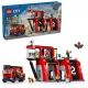 LEGO® City Ugunsdzēsēju stacija ar ugunsdzēsēju auto 60414 - .attēls