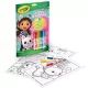 Crayola Kleur en Activiteit: Gabby's Poppenhuis activiteitenboek met 7 stiften - .afbeelding