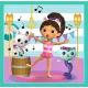 Trefl: Gabi s Dollhouse 3 în 1-ben puzzle - 20, 36, 50 piese - .foto