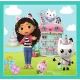 Trefl: Gabi s Dollhouse 3 în 1-ben puzzle - 20, 36, 50 piese - .foto