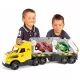 Wader: Magic Truck Action retro automašīnu transporteru kravas automašīna ar mašīnām - 79 cm - .attēls