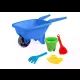 Wader: Schubkarre mit Sandspielzeug-Set – blau - . bild aus