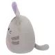 Squishmallows: Tally, den grå kat med kaninører plysdyr – 20 cm - .billede