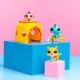 Littlest Pet Shop: Zestaw figurek, seria 1 - 3 sztuki - Dżungla - .zdjęcie 