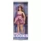 Barbie Looks: Colección pastel - Barbie con vestido rosa - .imagen