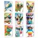 Mitama: Тетрадка А4 с цветни животински мотиви на квадратчета – различни видове - . изображение