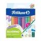 Pelikan: Silverino trojhranné farebné ceruzky - 24 ks - .Obrázok