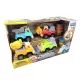 Kravas auto plastilīna komplekts ar 4 transportlīdzekļiem - .attēls
