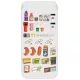 Supermarktset met mand - 52 stuks - .afbeelding