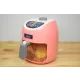 Fritadeira de ar com luzes, sons e acessórios - rosa - .Imagem