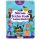 Tooky Toy: Dieren thema activiteitenboek met siliconen stickers - .afbeelding