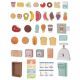 Tooky Toy: 2 v 1 trgovinica in kuhinja – igralni set z dodatki - .slika