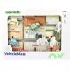 Tooky Toy: Labirinto de madeira com veículos - .Imagem