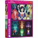 Trefl: Enchantimals Disney hercegnők 2 az 1-ben puzzle - 200 darabos - . kép