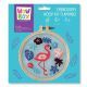 Wow Box: Kit de Bordado - Flamingo - .Imagem