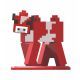 Jada Toys: Minecraft meglepetés nanofigura, 4 cm - 1. széria - . kép