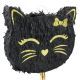 Fekete cicafej alakú pinata - 35 cm - . kép