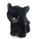 Fekete cica plüssfigura - 20 cm - . kép