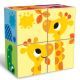 Kids Hits: Fa puzzle kocka - Színes állatkert - . kép