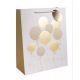 Cadeautasje met opdruk Happy Birthday, 11x14 cm - goud - .afbeelding