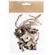 Decoratie rendier Rudolph, hout, 4 x 6 cm - .afbeelding