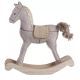 Decoratie paardje, hout - 21 x 5 cm - variërend - .afbeelding